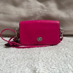 Coach Penny crossbody, pink. NWOT.